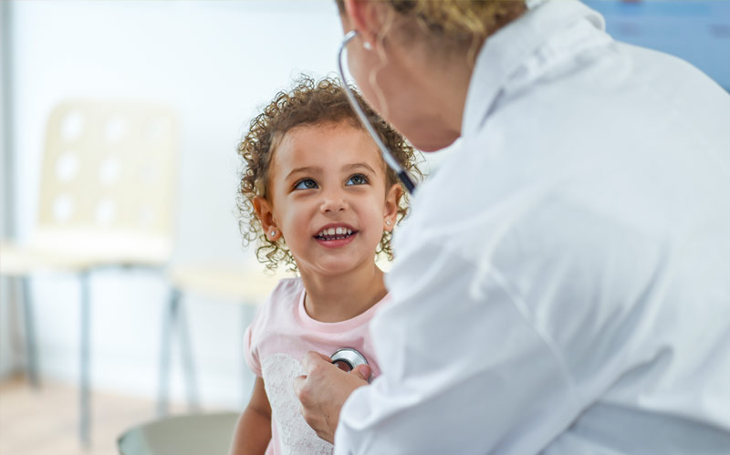 child doctors checkup for Health