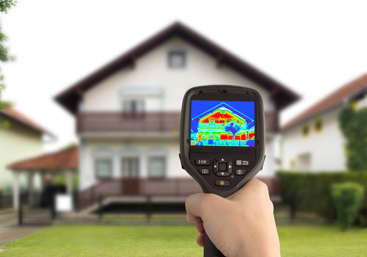 An infrared camera measures temperature changes in a house. Discover 4 tools to find water leaks and moisture problems in a home.